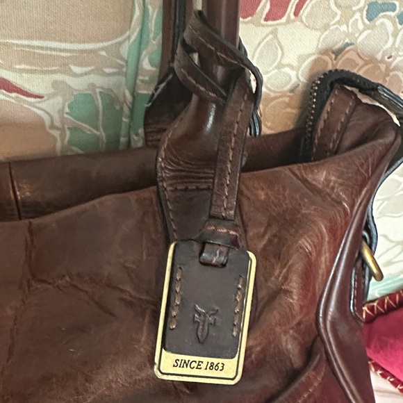Frye Brown Leather Shoulder Bag - Picture 6 of 12